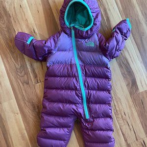Northface Infant down snowsuit